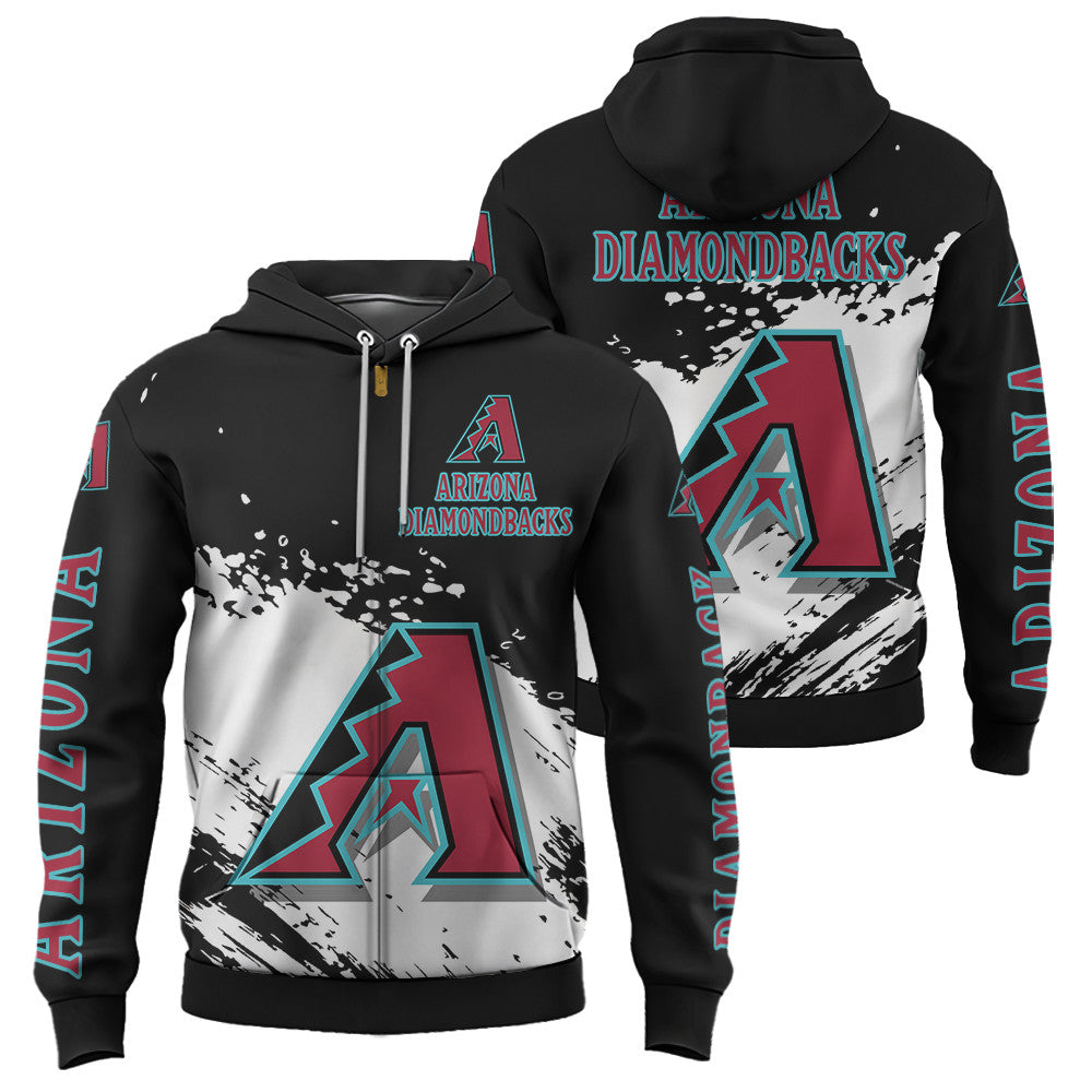 Arizona Diamonbacks Black Color MLB Hoodie For Big Fan NH24