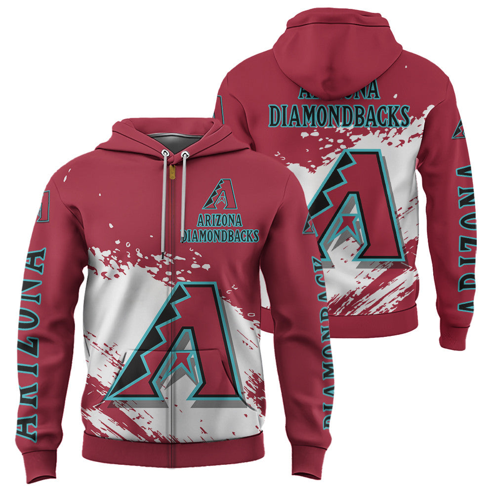Arizona Diamonbacks Red Color MLB Hoodie For Big Fan NH24