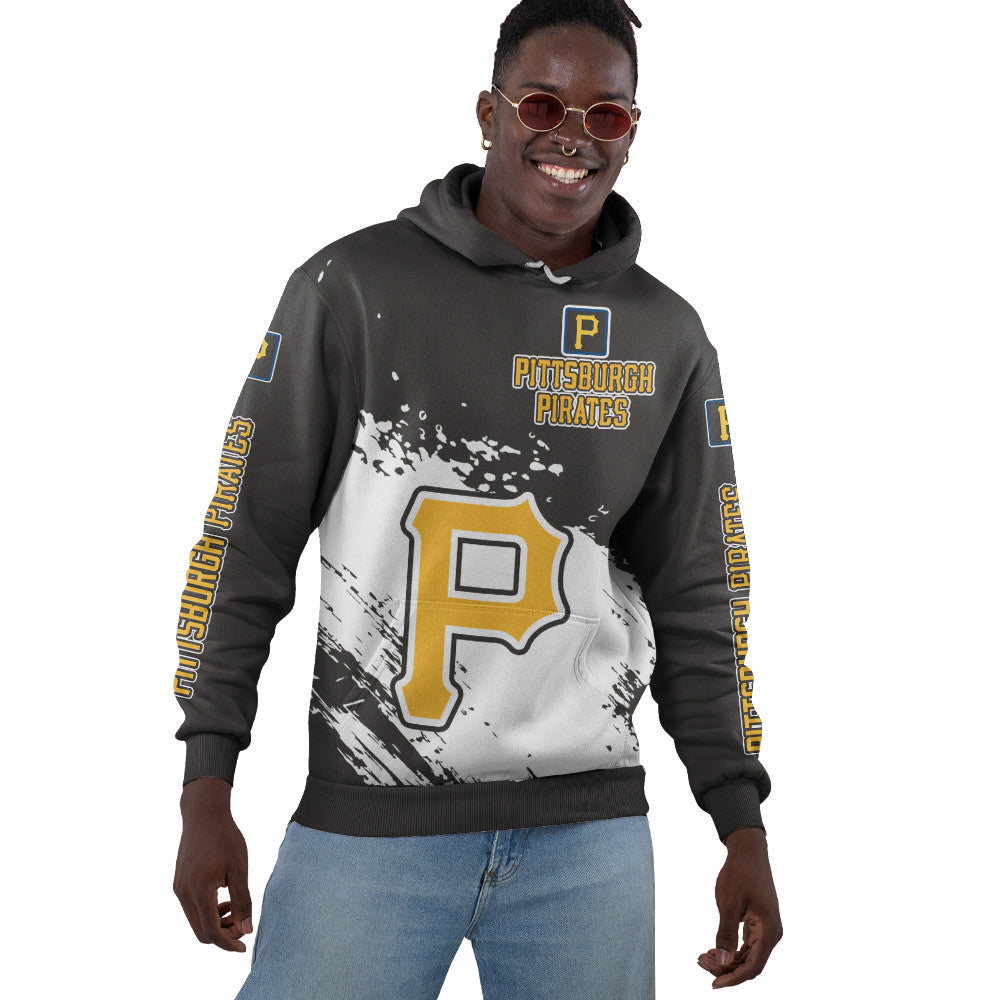 Pittsburgh Pirates Black Color MLB Hoodie For Big Fan NH24