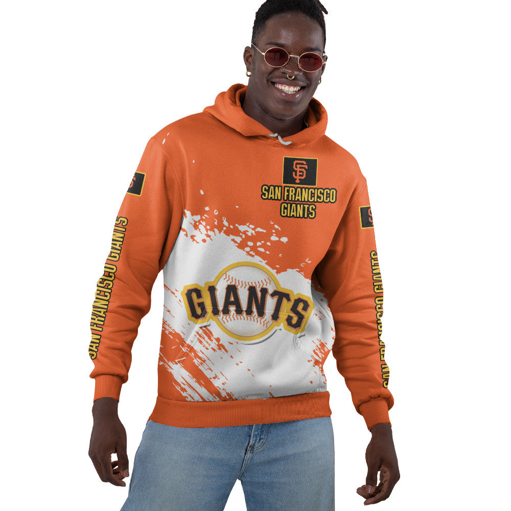 San Francisco Giants Orange Color MLB Hoodie For Big Fan NH24