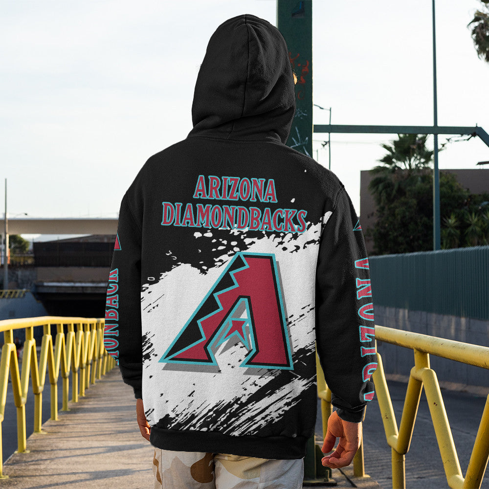 Arizona Diamonbacks Black Color MLB Hoodie For Big Fan NH24