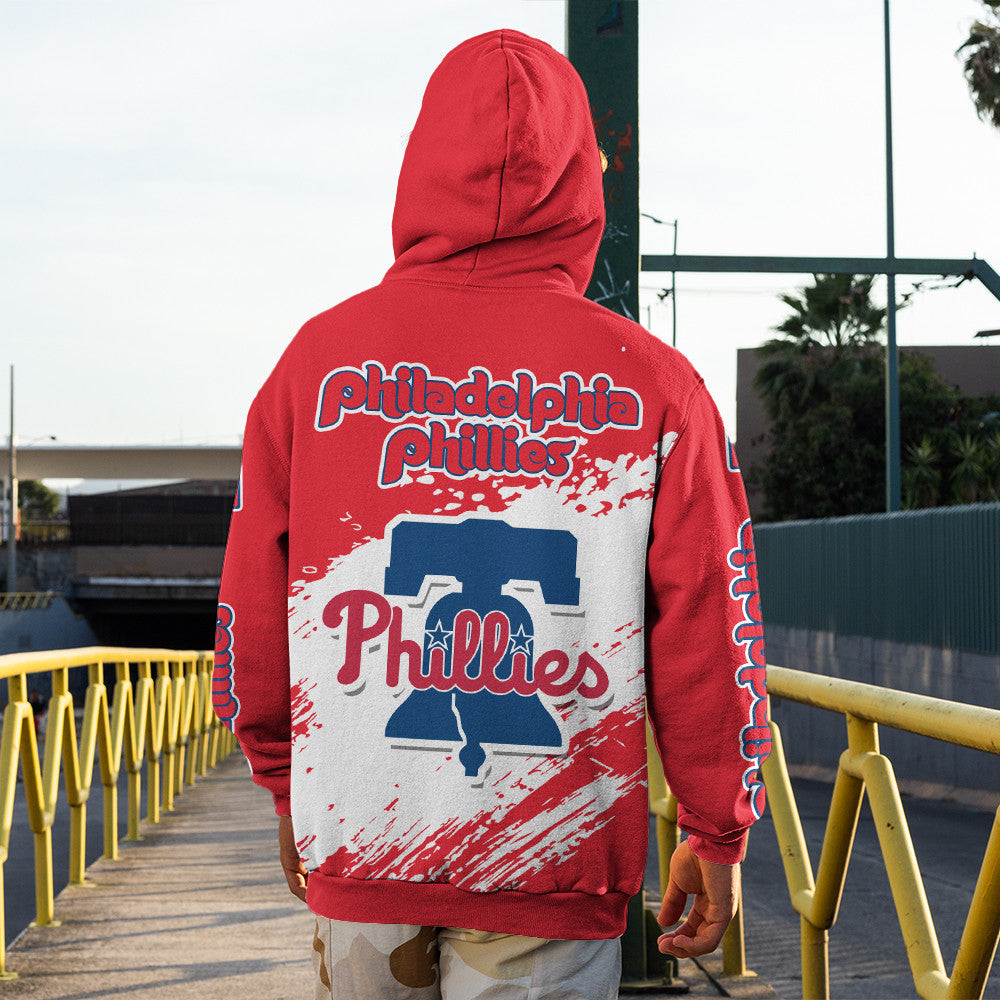 Philadelphial Phillies Red Color MLB Hoodie For Big Fan NH24