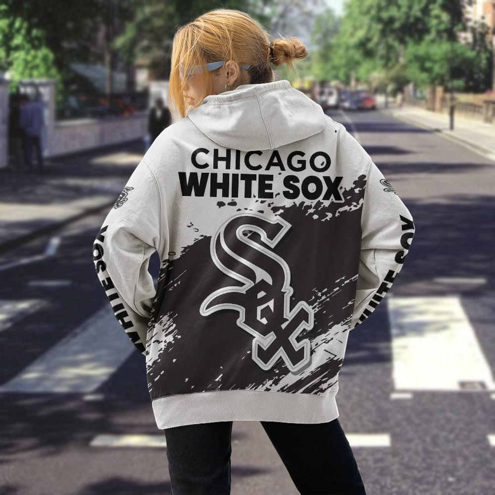 Chicago White Sox White Color MLB Hoodie For Big Fan NH24