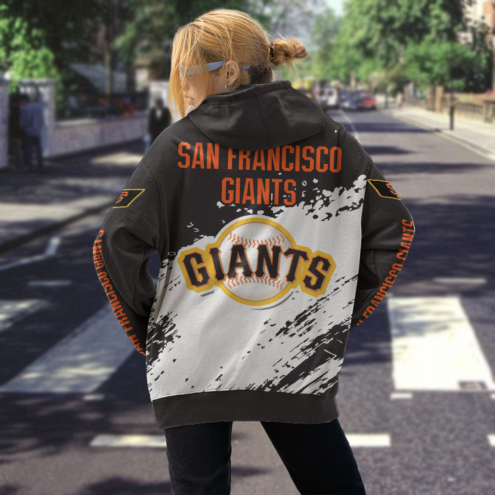 San Francisco Giants Black Color MLB Hoodie For Big Fan NH24