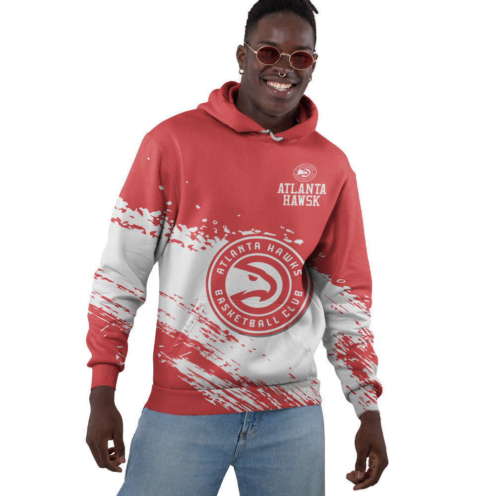 Atlanta Hawks NBA Hoodie Stylish Logo for Fans Color Red NH24