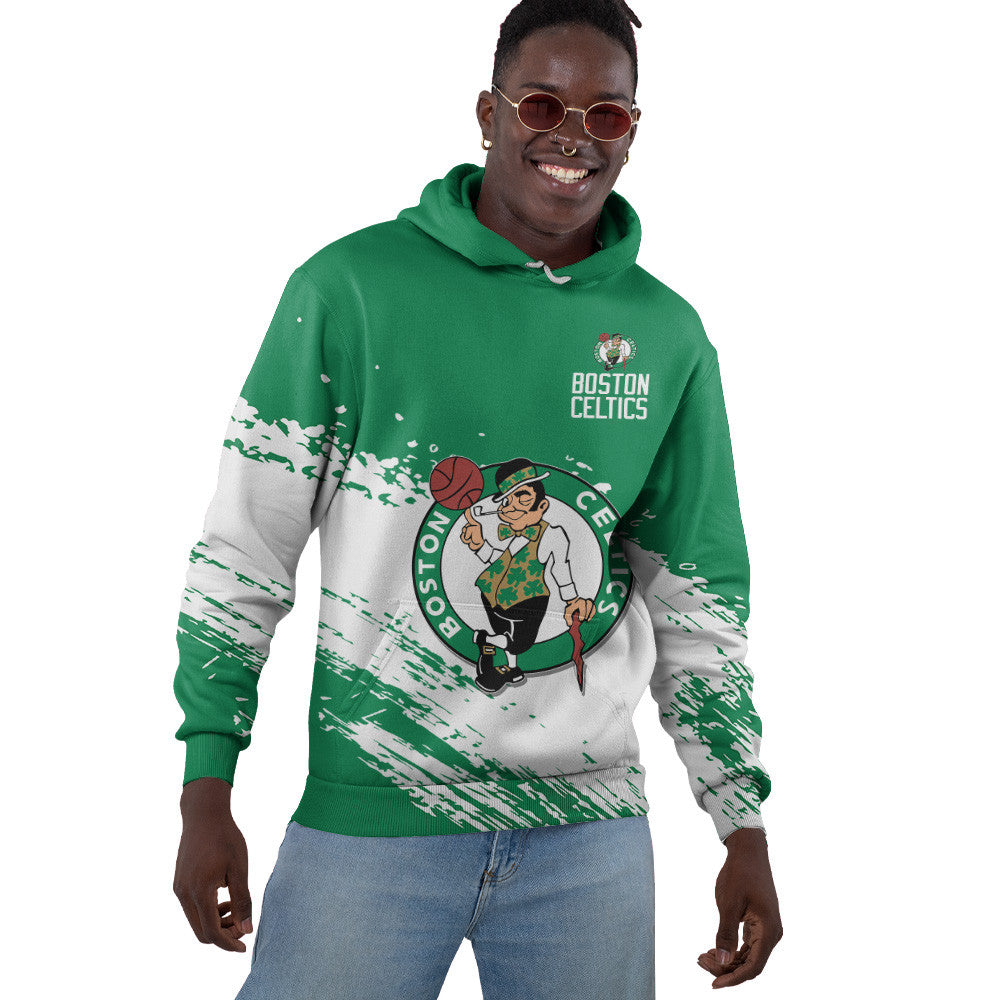 Boston Celtics NBA Hoodie Stylish Logo for Fans Color Green NH24