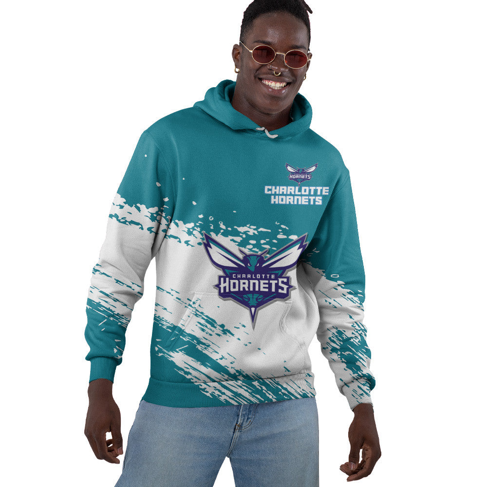 Charlotte Hornets NBA Hoodie Stylish Logo for Fans Color Blue NH24