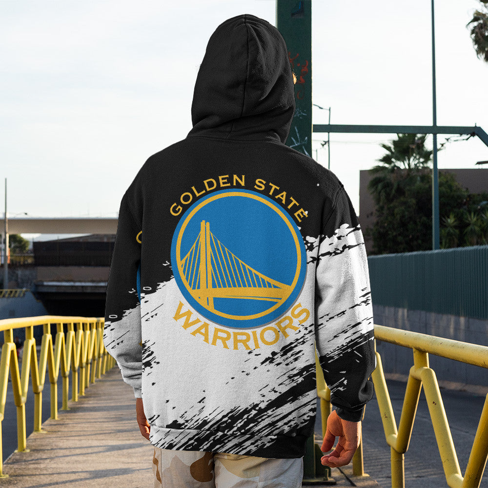 Golden State Warriors NBA Hoodie Stylish Logo for Fans Color Black NH24