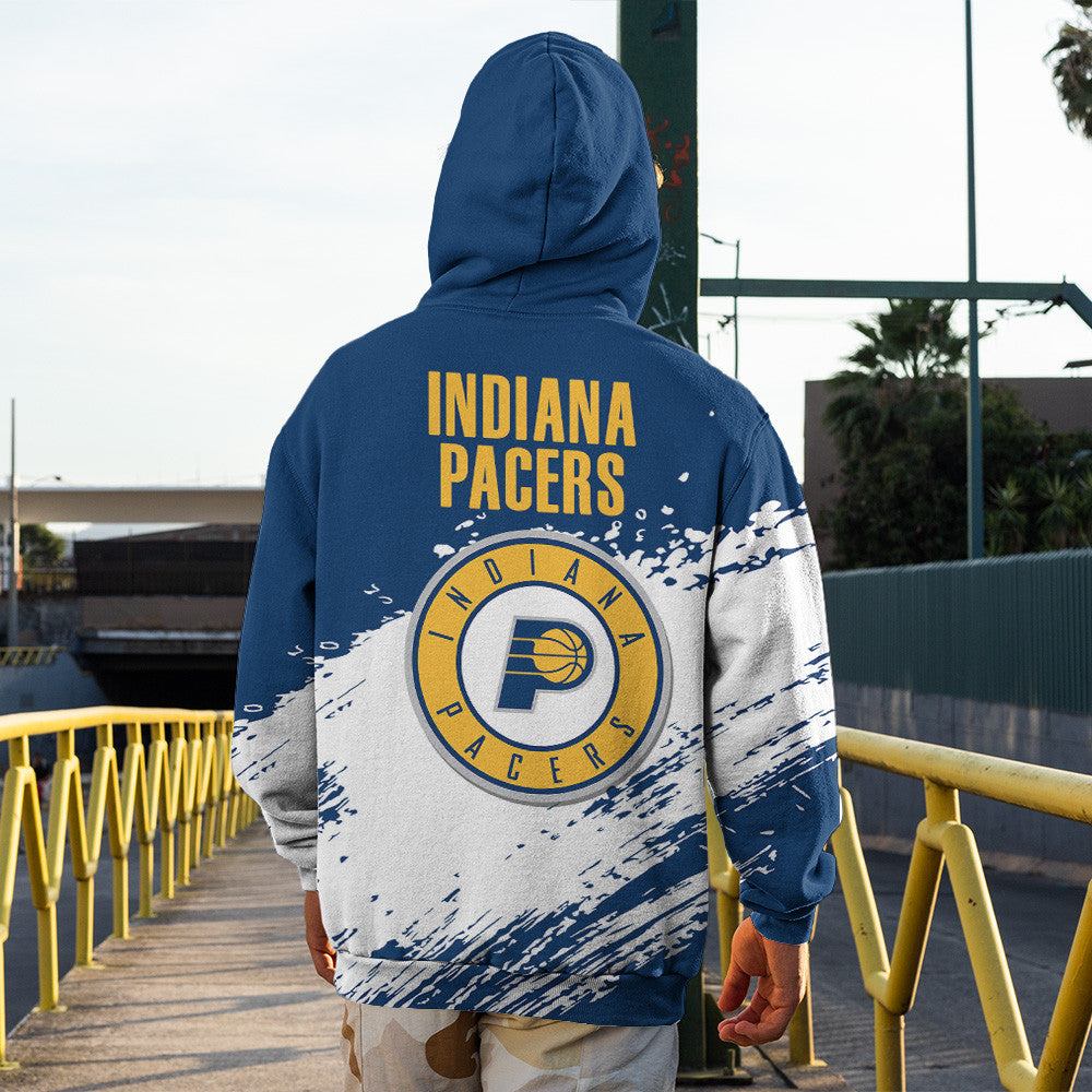 Indiana Pacers NBA Hoodie Stylish Logo for Fans Color Blue NH24