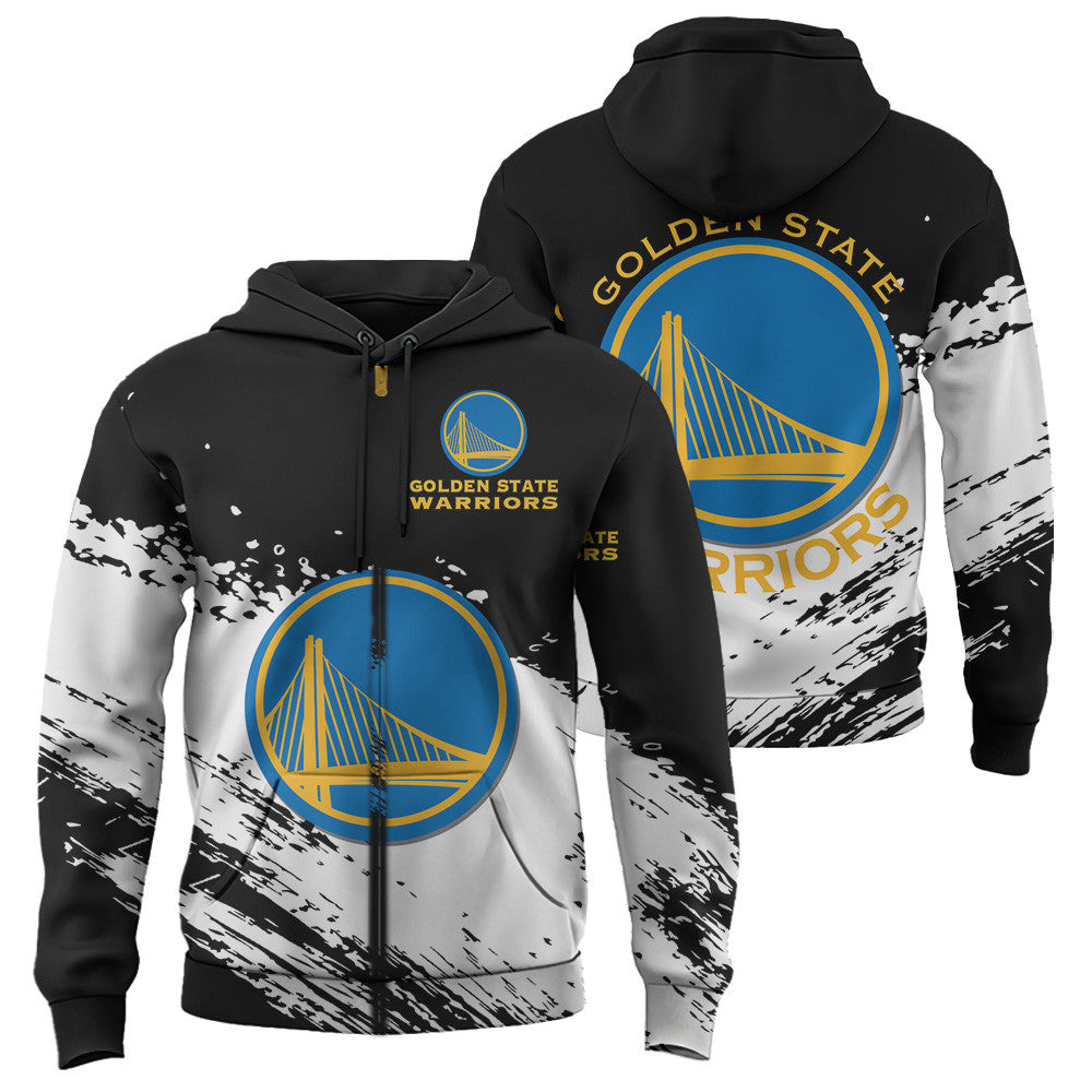 Golden State Warriors NBA Hoodie Stylish Logo for Fans Color Black NH24