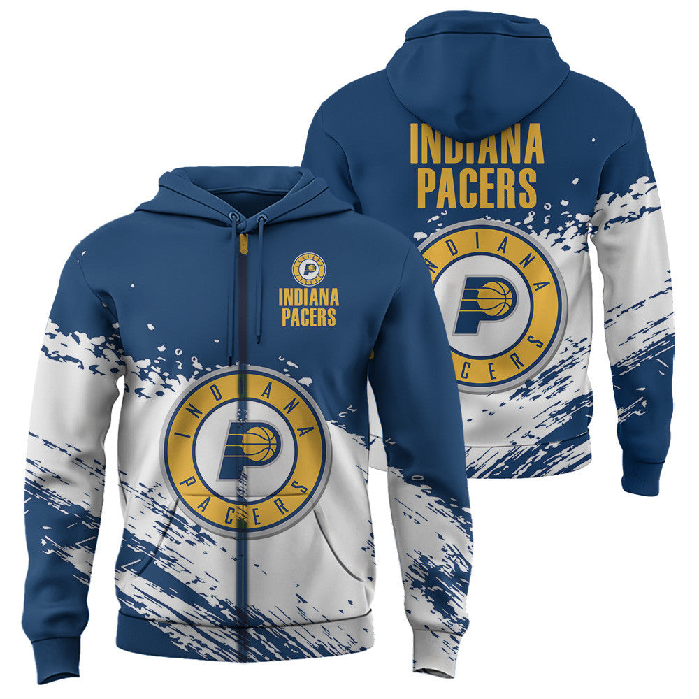 Indiana Pacers NBA Hoodie Stylish Logo for Fans Color Blue NH24
