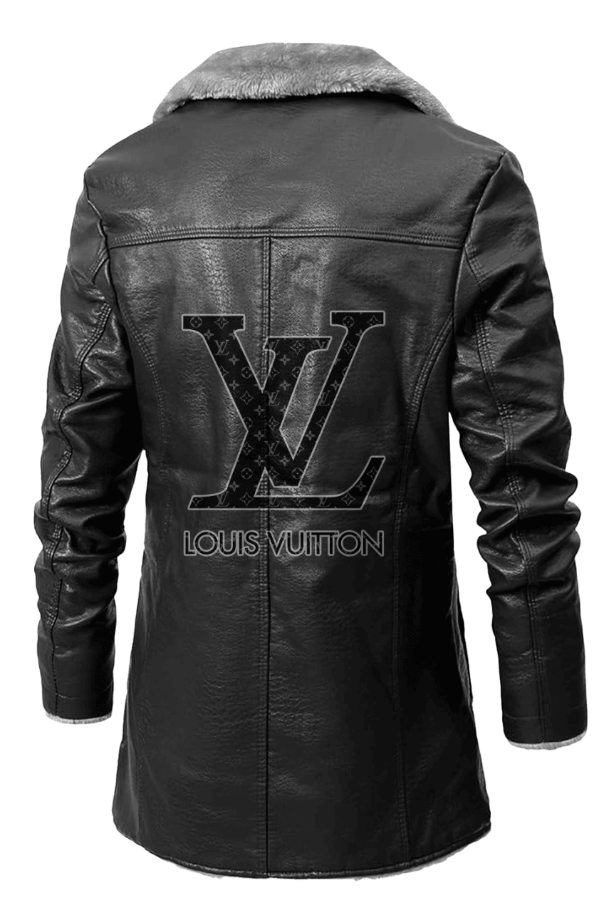 Louis Vuitton Long Leather Jacket