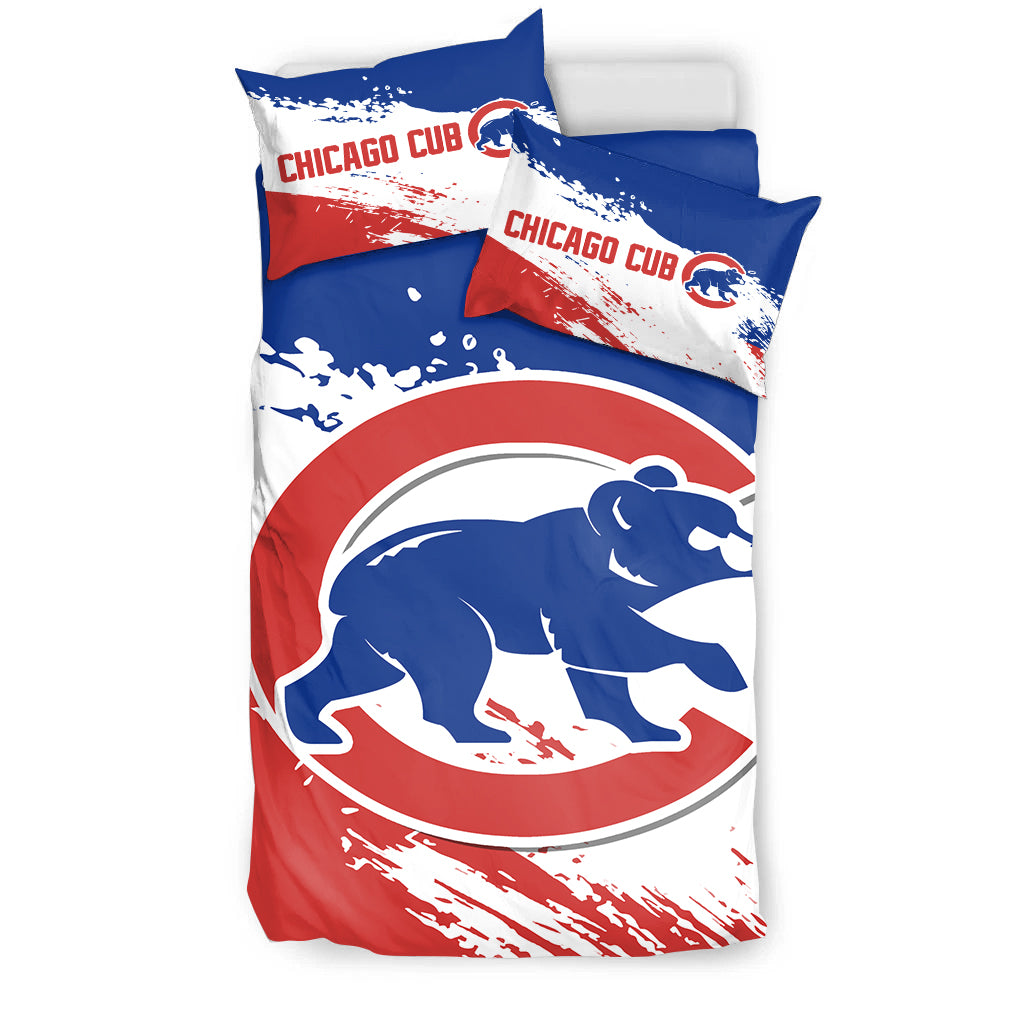 Chicago Cubs Baseball Bedding Set - Stylish Red Sox Logo Tee Tor Fans NH24