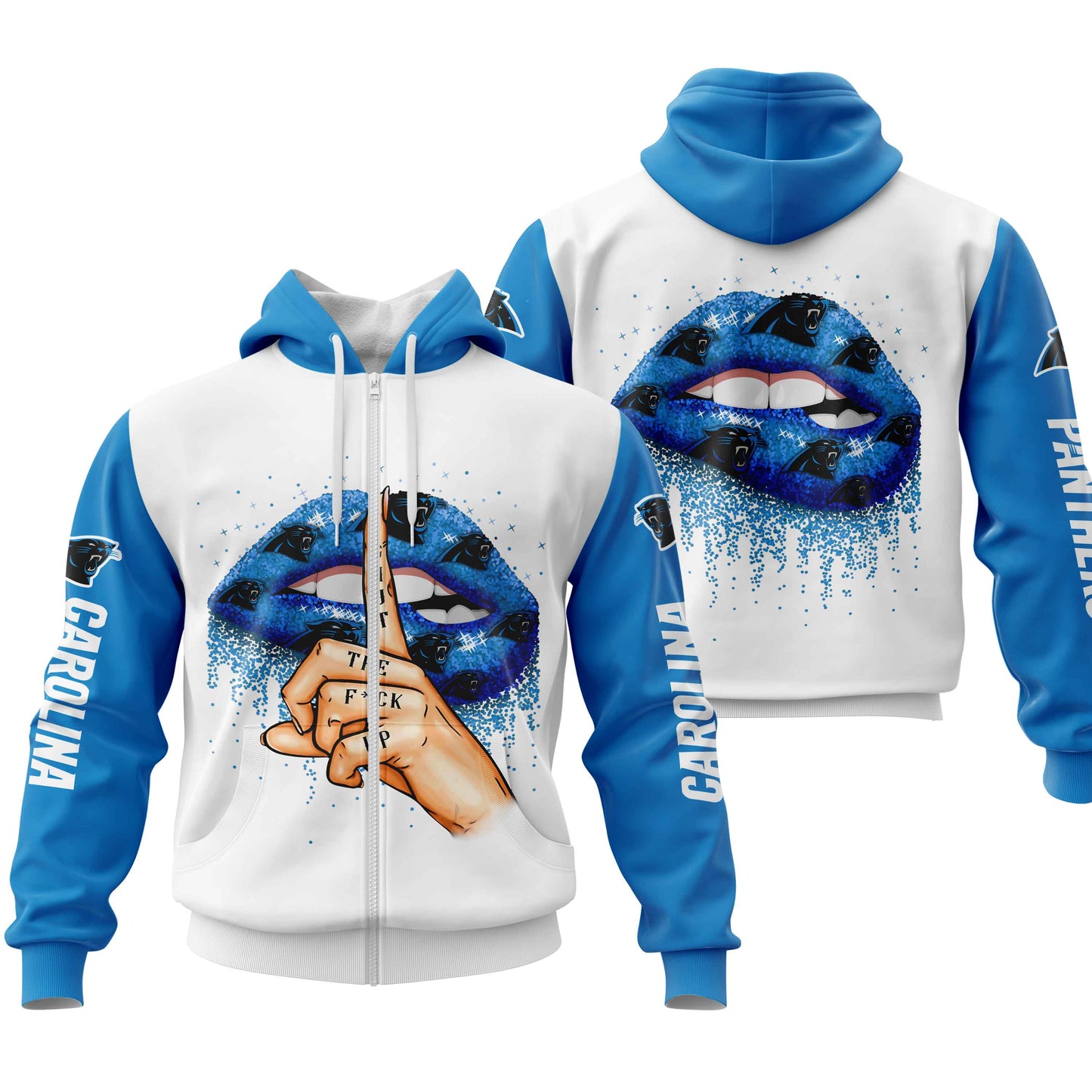 NFL Carolina Panthers Lips Hoodie NH24