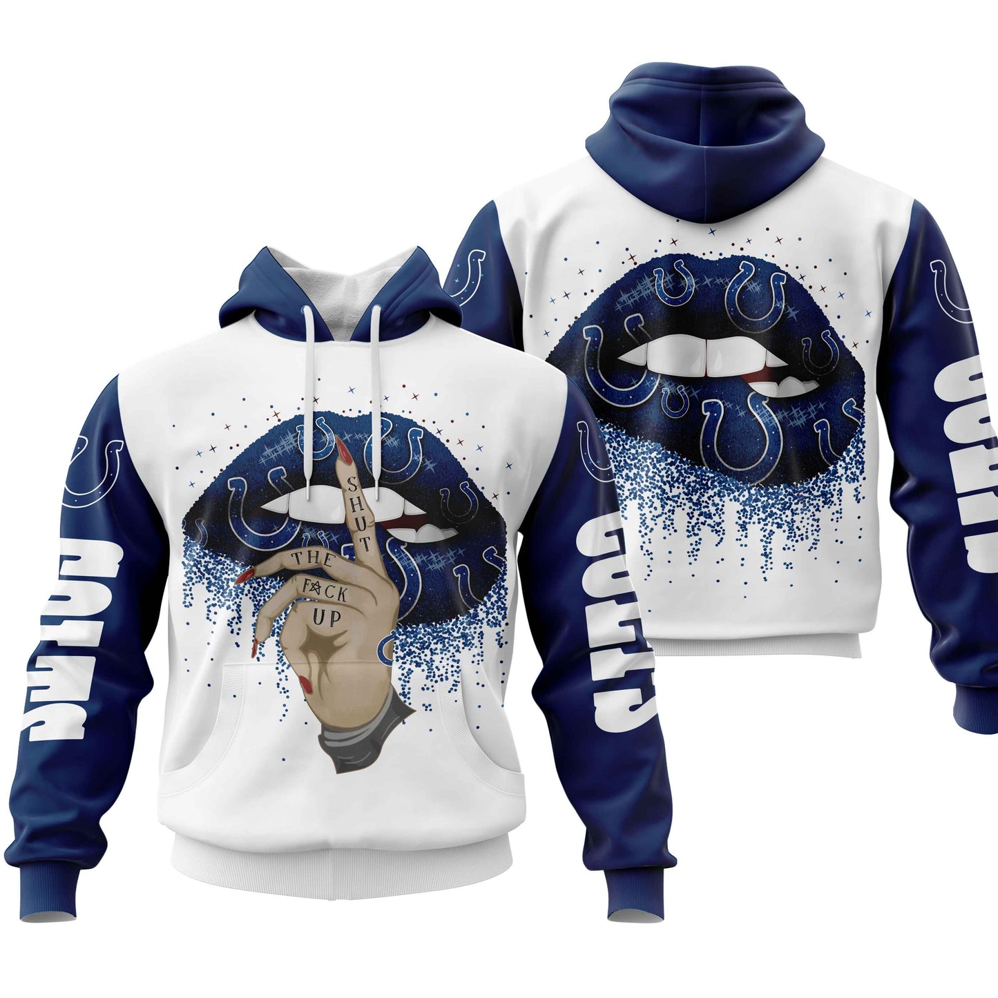 NFL Indianapolis Colts Lips Hoodie NH24