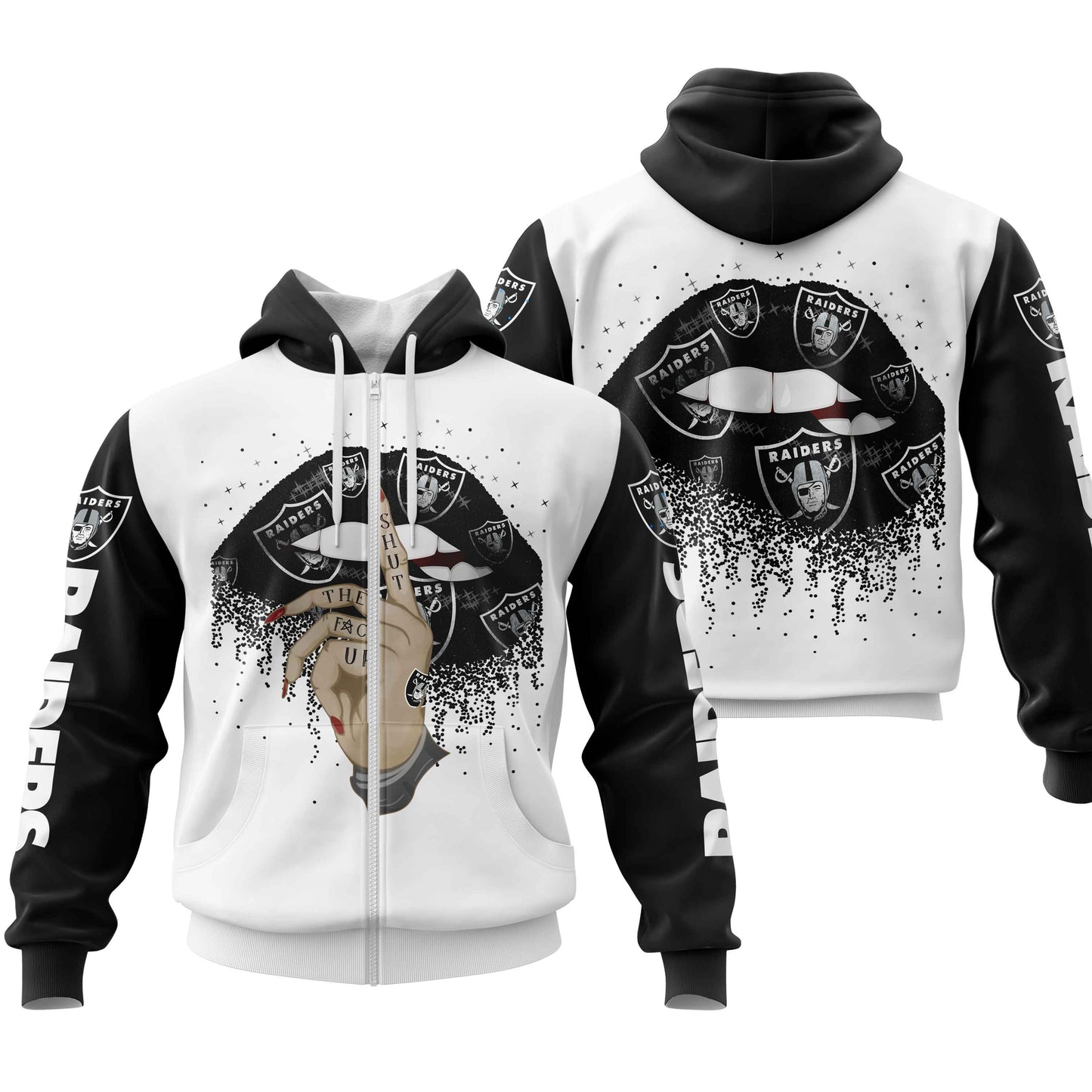 NFL Las Vegas Raiders Lips Hoodie NH24