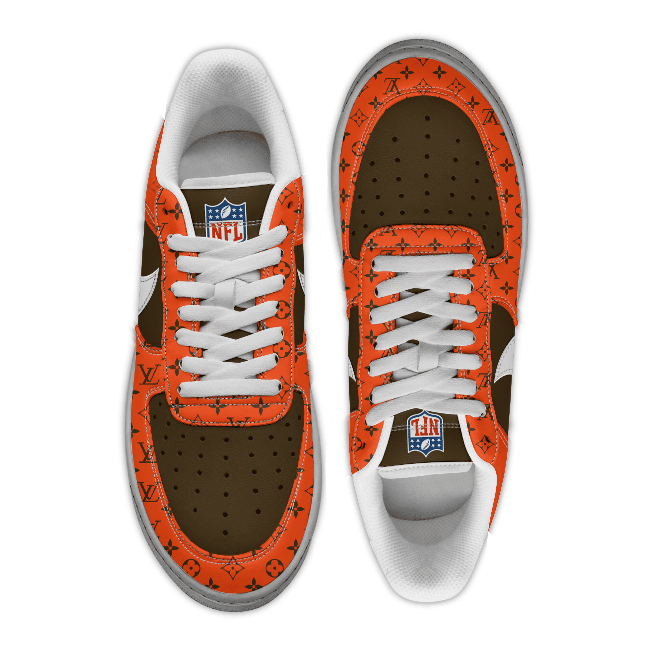 (Personalized) Cleveland Browns LV x Nike Air Force 1