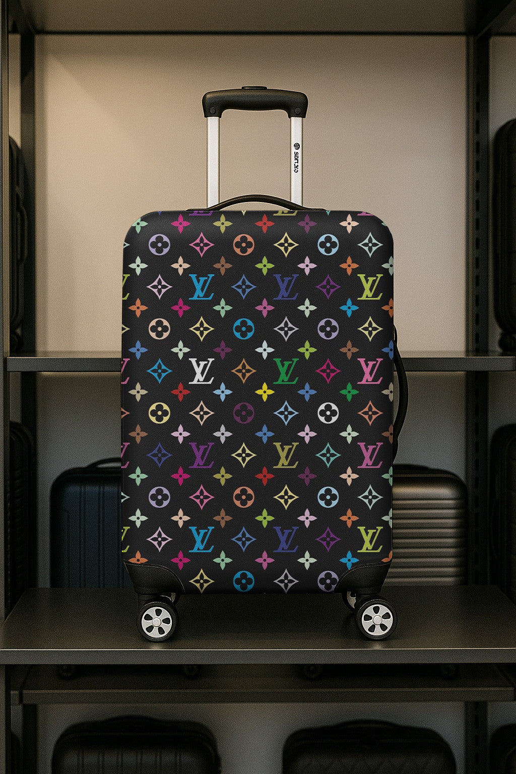 Louis Vuitton Luggage Covers Multicolor Style
