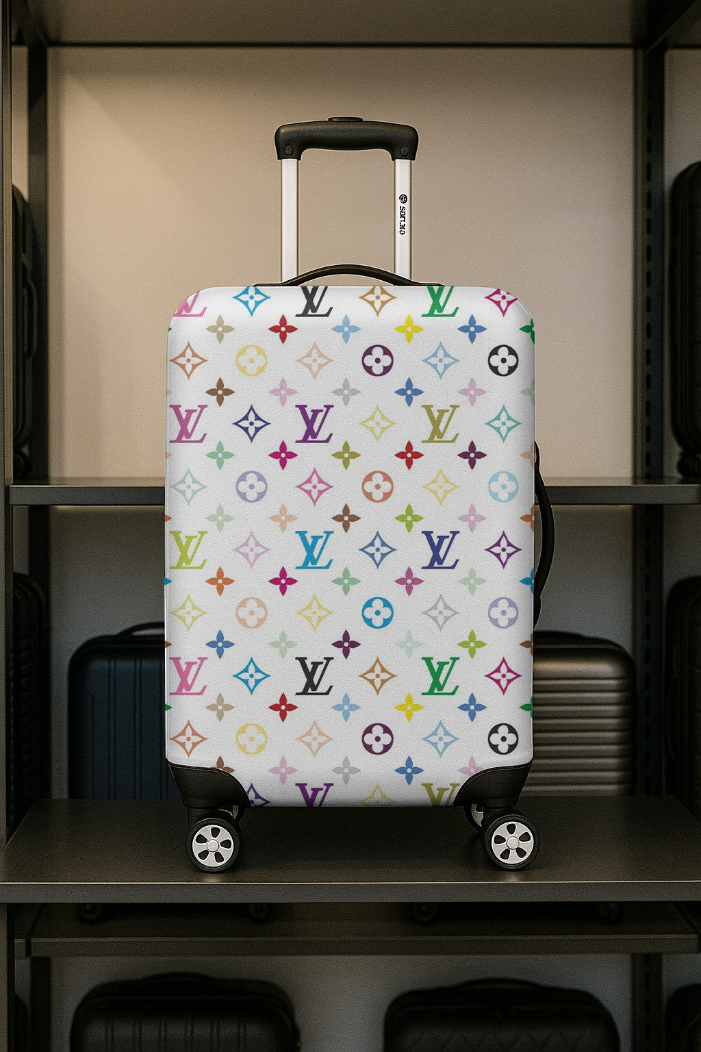 Louis Vuitton Luggage Covers Multicolor Style