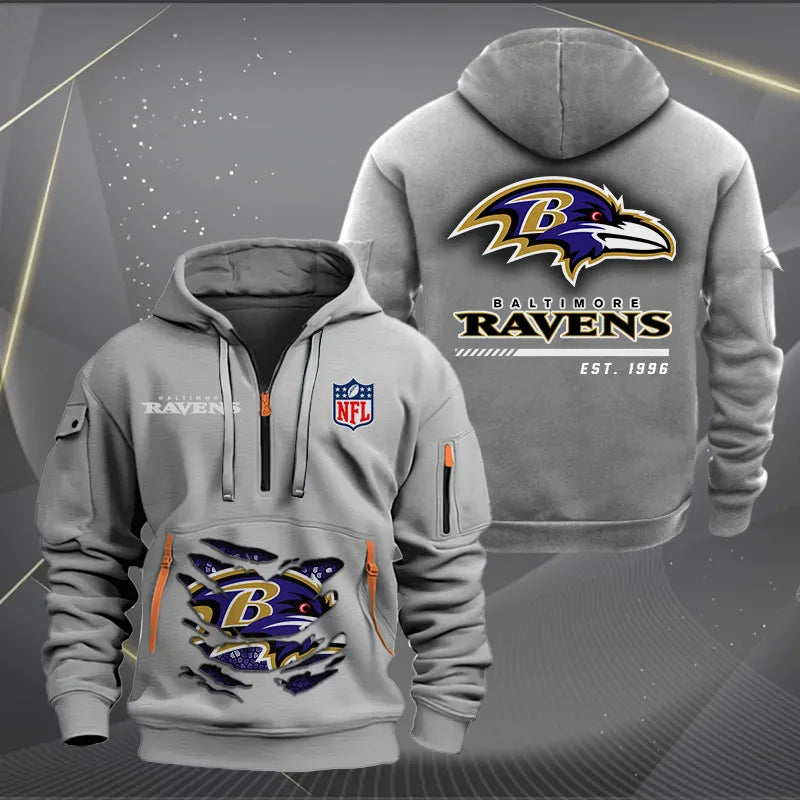 Baltimore Ravens New Quarter Men's Hoodie NH24