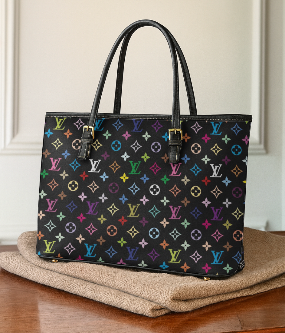 Louis Vuitton Monogram Multicolor Leather Tote Bag