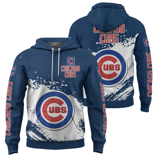 Chicago Cubs Blue Color MLB Hoodie For Big Fan NH24 