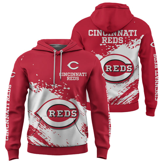 Cincinnati Reds  Red Color MLB Hoodie For Big Fan NH24 