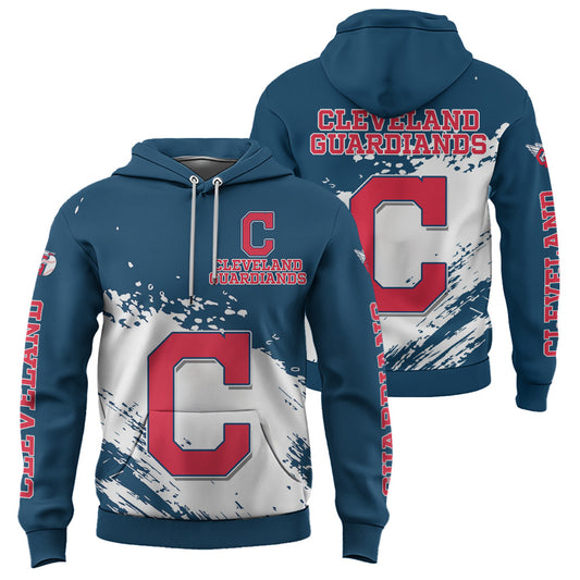 Cleveland Guardians Blue Color MLB Hoodie For Big Fan NH24 