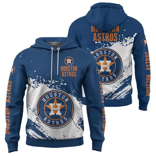 Houston Astros Blue Color MLB Hoodie For Big Fan NH24 