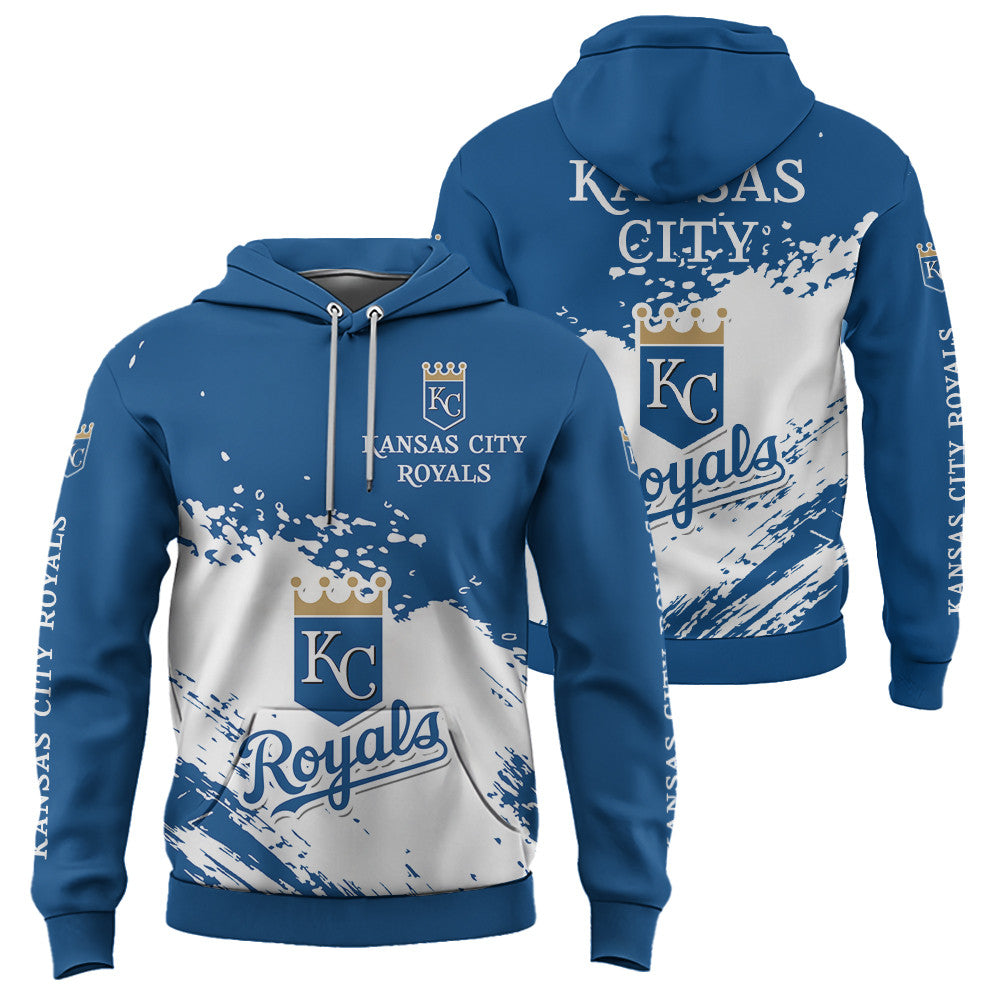 Kansas City Royals Blue Color MLB Hoodie For Big Fan NH24 