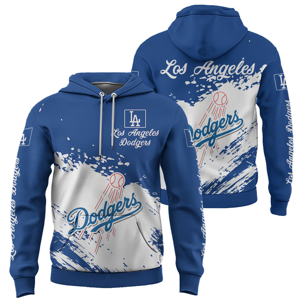 Los Angeles Dodgers Blue Color MLB Hoodie For Big Fan NH24 