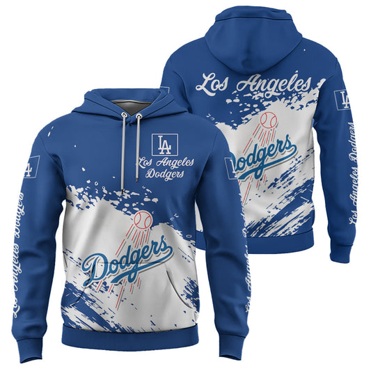 Los Angeles Dodgers Blue Color MLB Hoodie For Big Fan NH24 