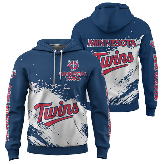Minnesota Twins Blue Color MLB Hoodie For Big Fan NH24 