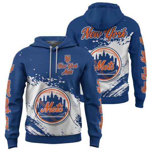 New York Mets Blue Color MLB Hoodie For Big Fan NH24 
