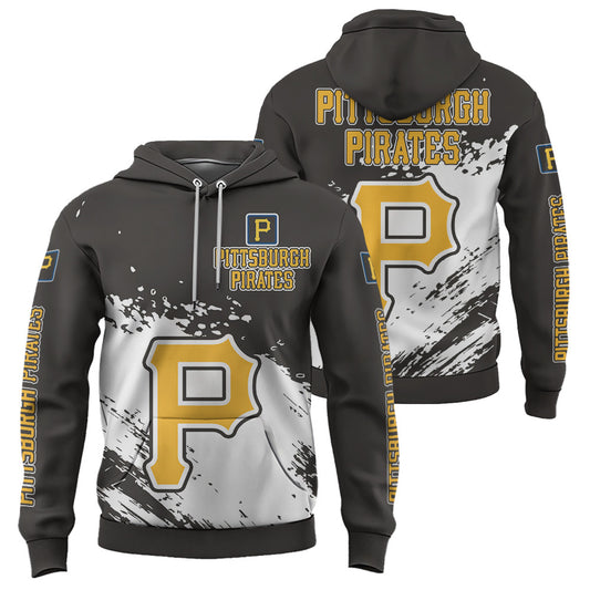 Pittsburgh Pirates Black Color MLB Hoodie For Big Fan NH24 