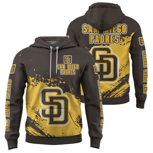San Diego Padres Black Color MLB Hoodie For Big Fan NH24 