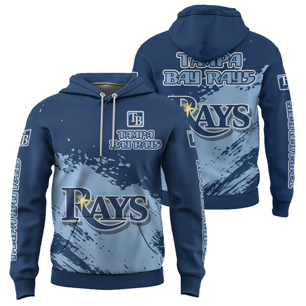 Tampa Bay Rays Blue Color MLB Hoodie For Big Fan NH24 