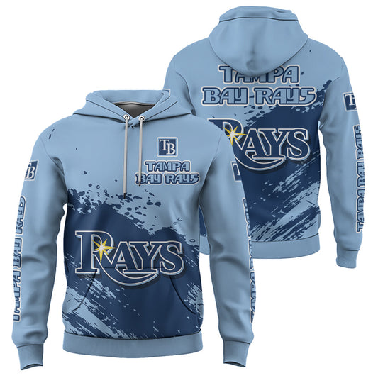Tampa Bay Rays Light Blue Color MLB Hoodie For Big Fan NH24 