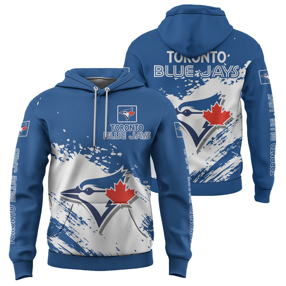 Toronto Blue Jays Blue Color MLB Hoodie For Big Fan NH24 