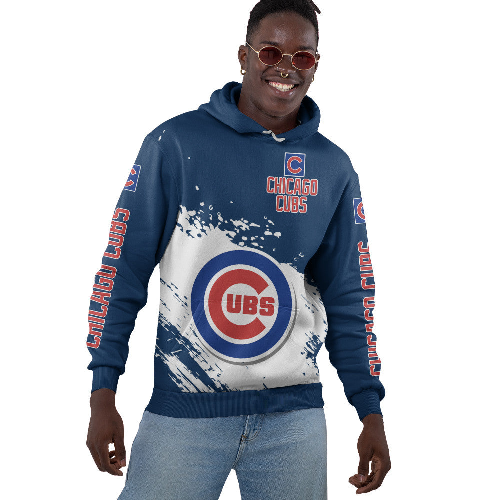 Chicago Cubs Blue Color MLB Hoodie For Big Fan NH24 