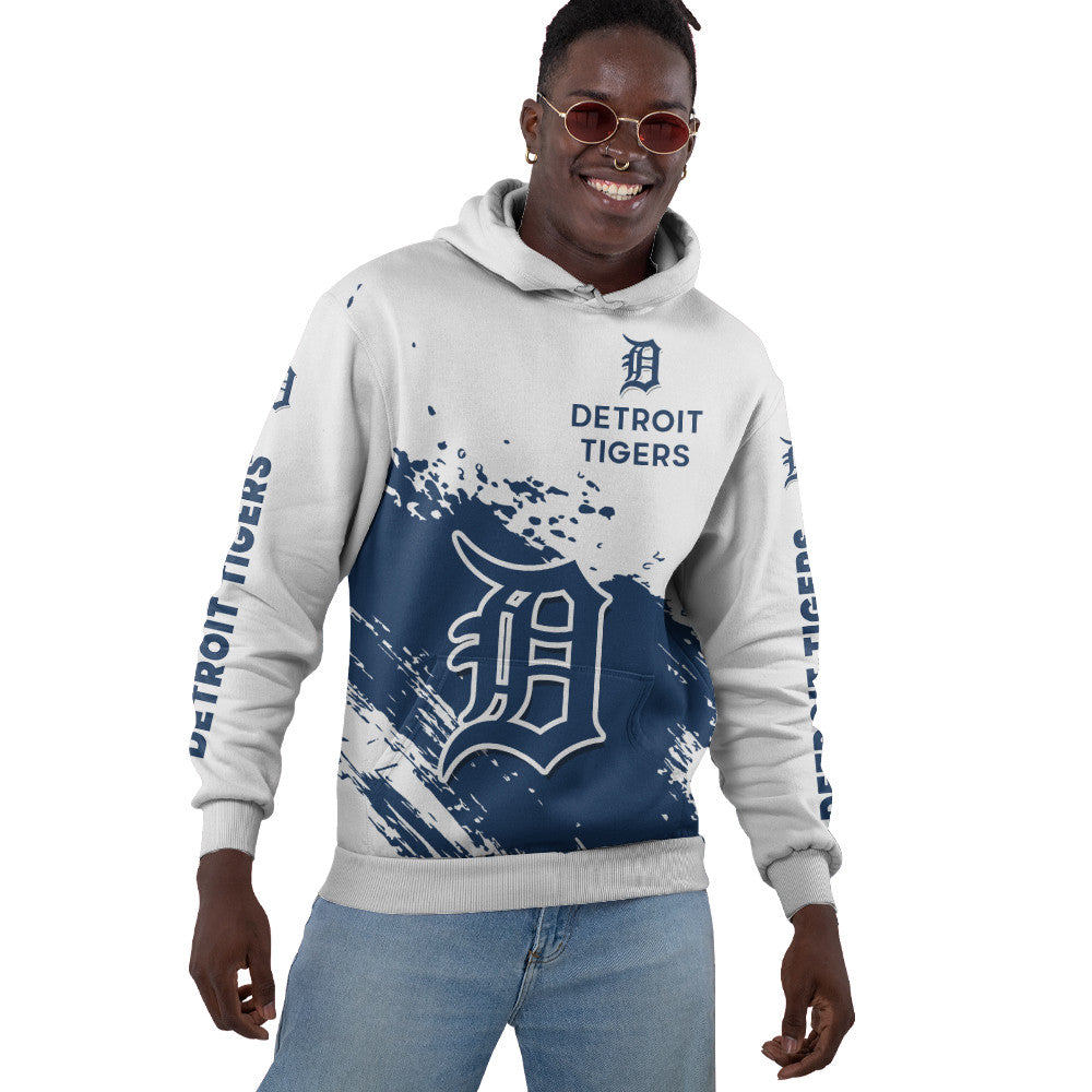 Detroit Tigers White Color MLB Hoodie For Big Fan NH24 
