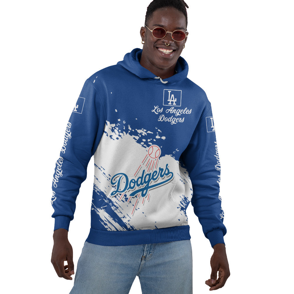 Los Angeles Dodgers Blue Color MLB Hoodie For Big Fan NH24 
