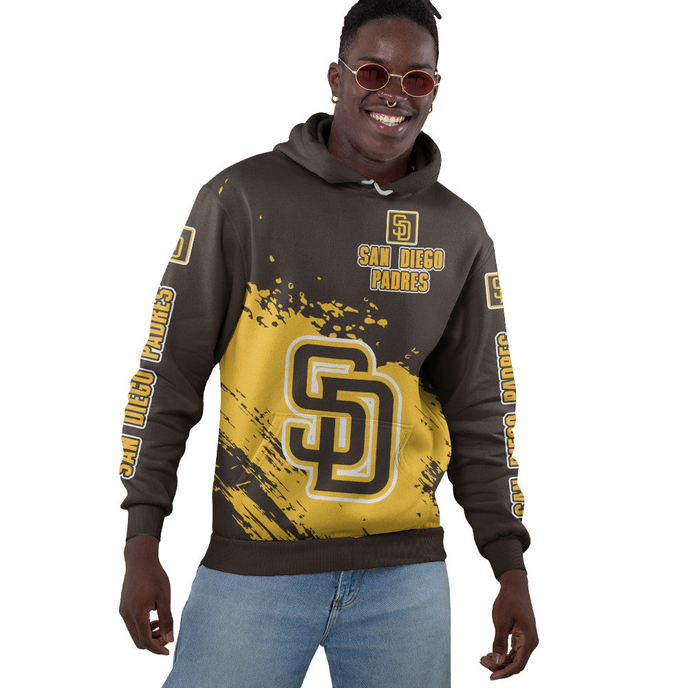 San Diego Padres Black Color MLB Hoodie For Big Fan NH24 