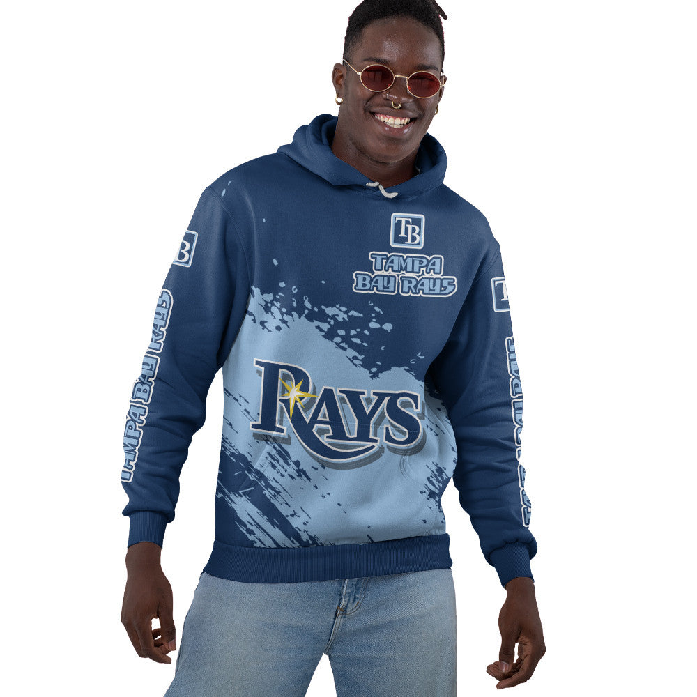 Tampa Bay Rays Blue Color MLB Hoodie For Big Fan NH24 