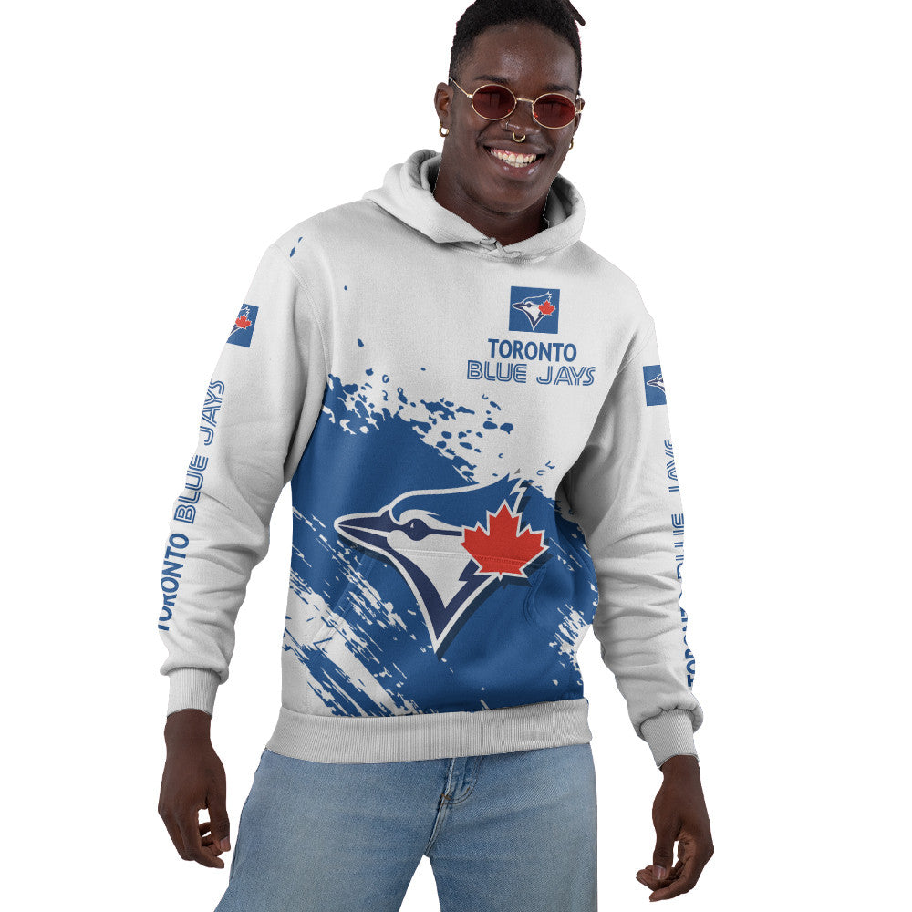 Toronto Blue Jays White Color MLB Hoodie For Big Fan NH24 