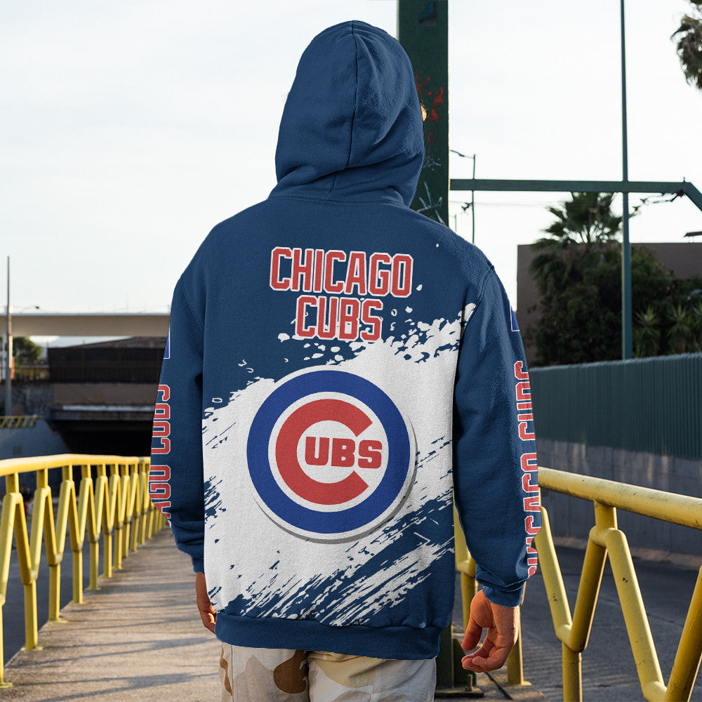 Chicago Cubs Blue Color MLB Hoodie For Big Fan NH24 