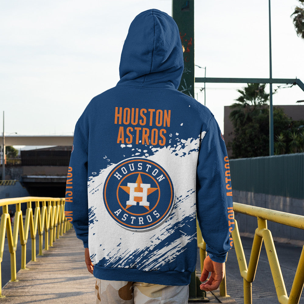 Houston Astros Blue Color MLB Hoodie For Big Fan NH24 