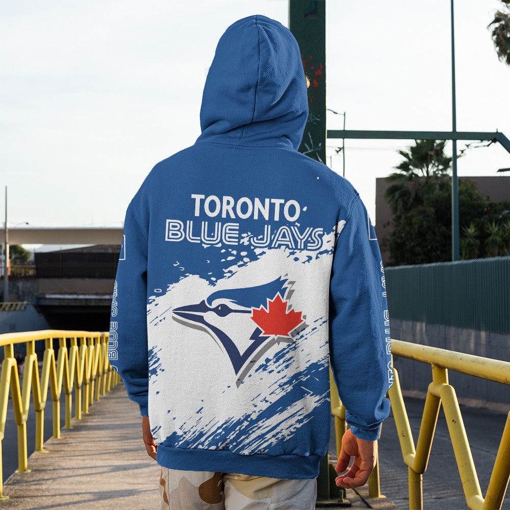 Toronto Blue Jays Blue Color MLB Hoodie For Big Fan NH24 
