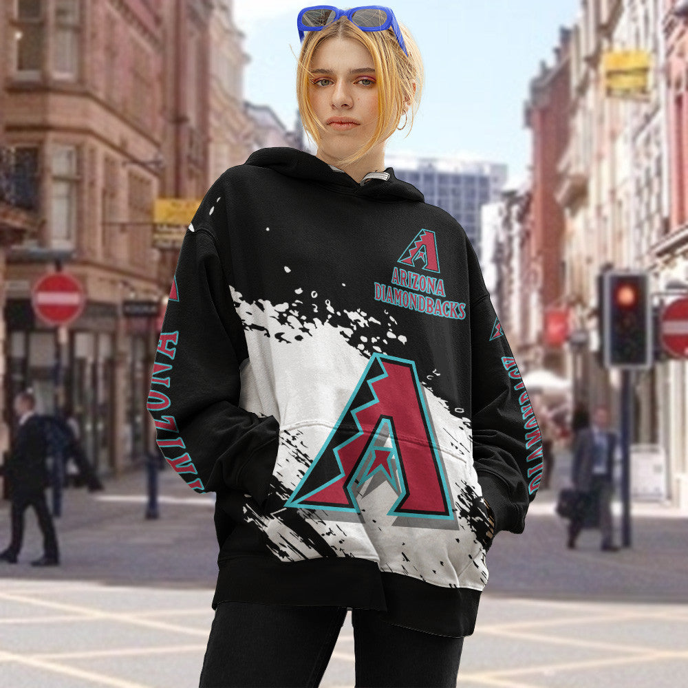 Arizona Diamonbacks Black Color MLB Hoodie For Big Fan NH24 