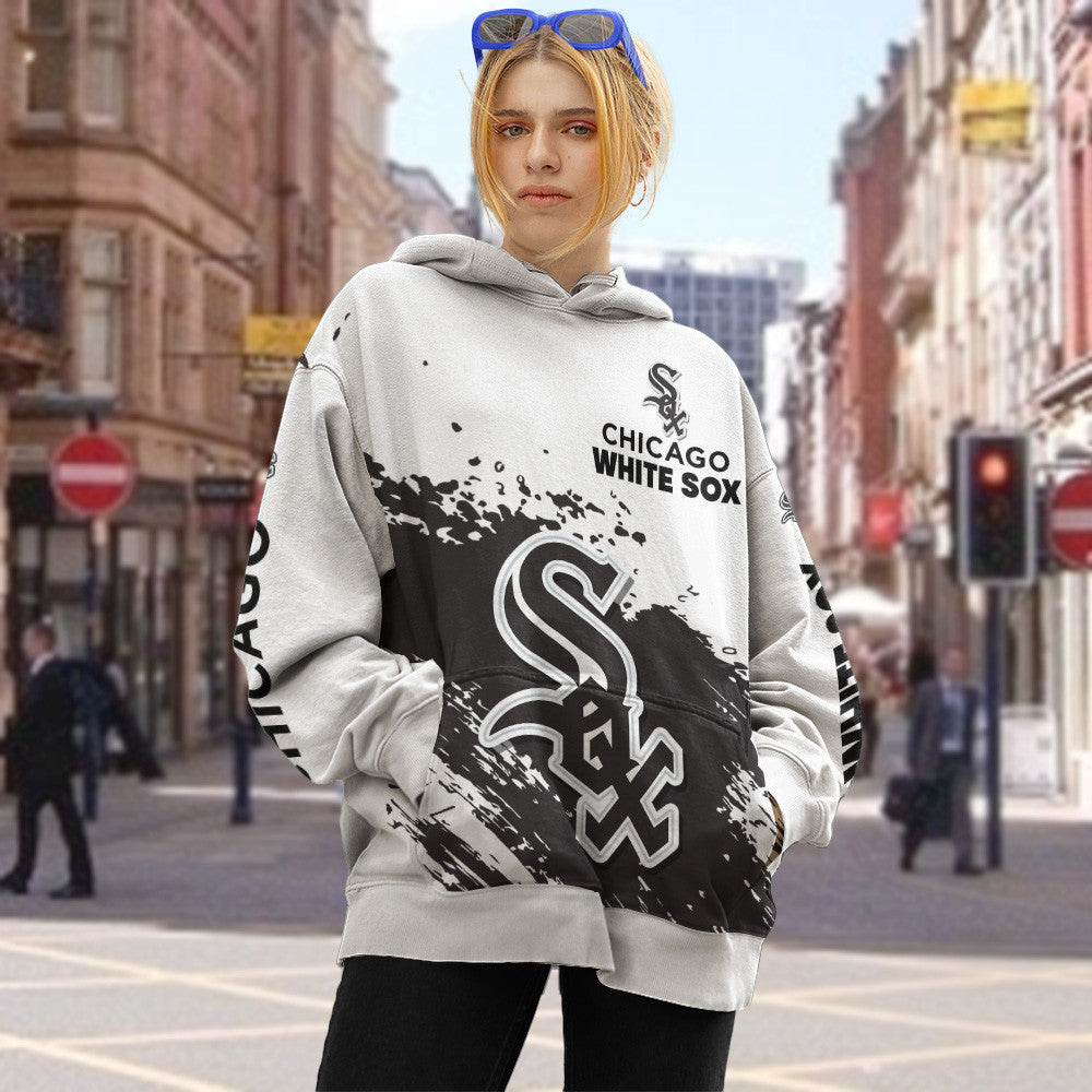 Chicago White Sox White Color MLB Hoodie For Big Fan NH24 